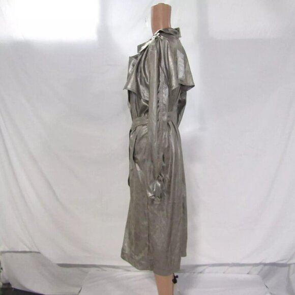Guess Silver Trench Coat NWT - Picture 4 of 7